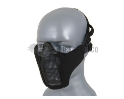 Masque bas de visage semi-grillagé noir - Équipement Sportif