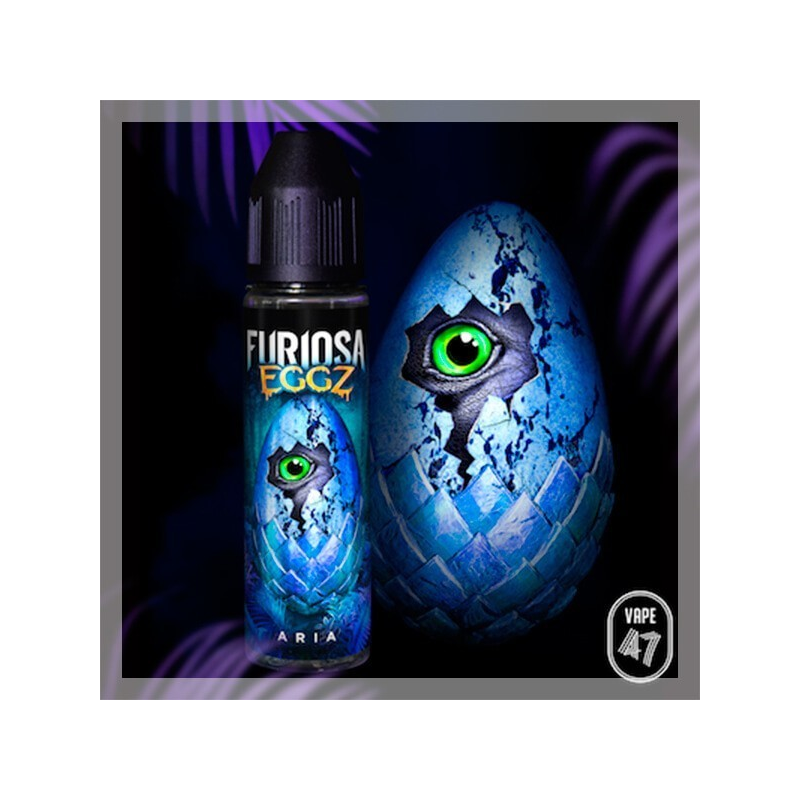 Aria - Furiosa Eggz 50ml : E-liquide haut de gamme sans nicotine