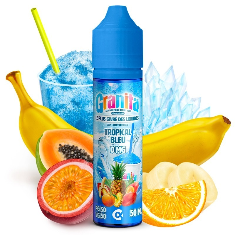 Tropical Bleu - Granita 50ml | E-liquide haut de gamme pour vapotage