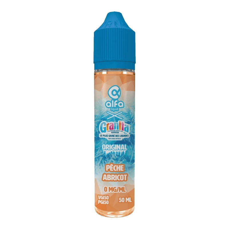 Pêche Abricot - Granita 50ml : E-liquide fruité pour vapotage