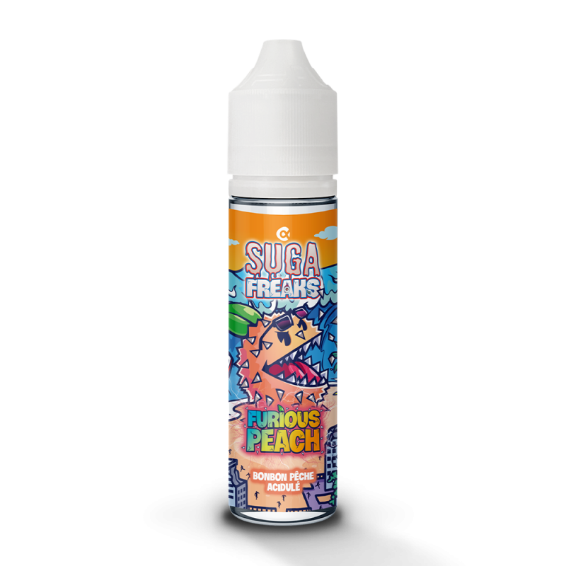 Furious peach - Sugafreaks 50ml - E-liquide haut de gamme