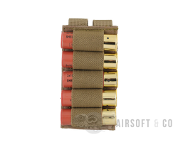 Porte-cartouches Molle pour Shotgun Coyote Brown - Équipement Sportif