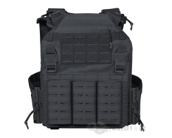 Gilet porte-plaques QD Tactical OPS en Cordura noir - Équipement Sportif