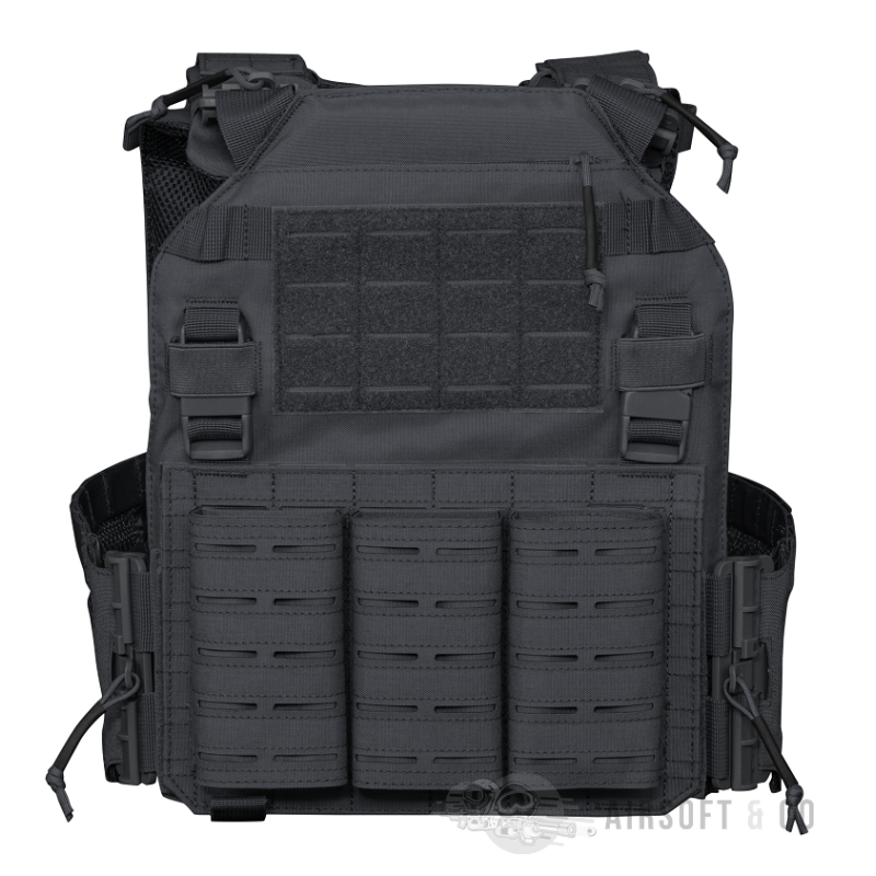 Gilet porte-plaques QD Tactical OPS en Cordura noir - Équipement Sportif