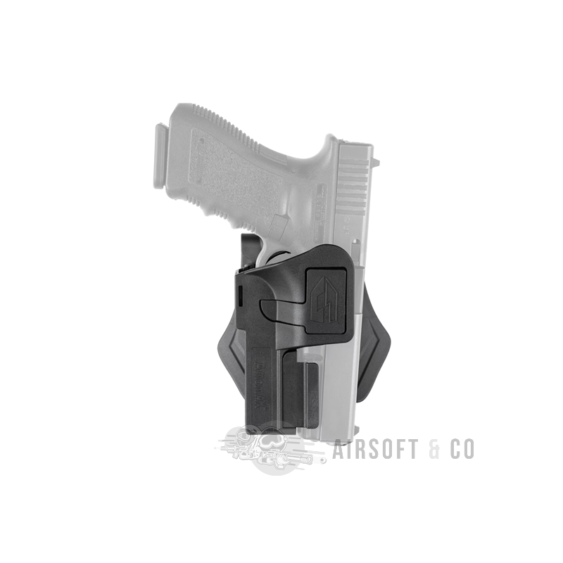 Holster ouvert AMOMAX AM-UH02 pour pistolet avec rail | Équipement Sportif