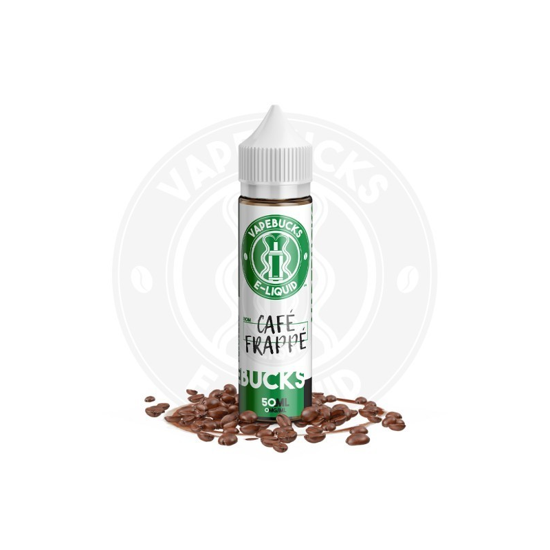 Café Frappé Vapebucks 50ml - E-liquide haut de gamme pour un goût intense