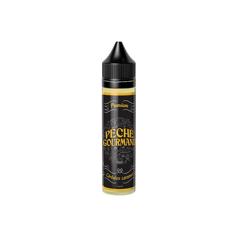 Céréales Caramel - Péché Gourmand 50ml - E-liquide Haut de Gamme