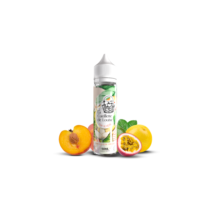 Teint de pêche - La cueillette de Louise | E-liquide haut de gamme
