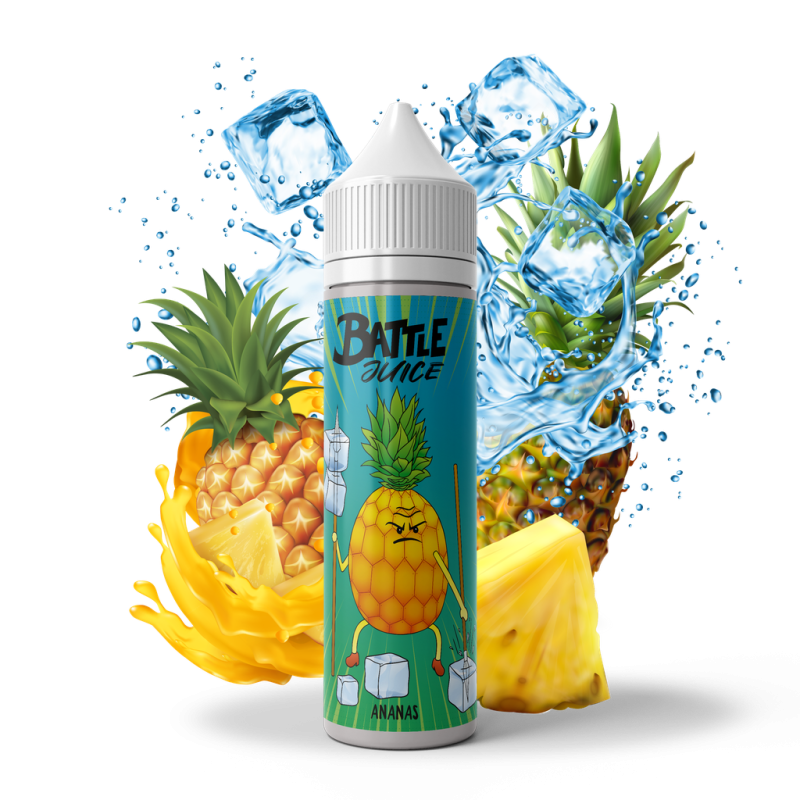 E-liquide Ananas - Battle Juice 50ml | Vaping Premium