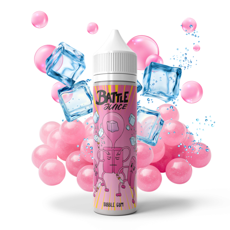 Bubble Gum - Battle Juice 50ml : E-liquide Gourmand pour Vapes