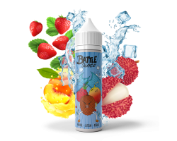 Fraise Litchi Pêche - Battle Juice 50ml | E-liquide Haut de Gamme