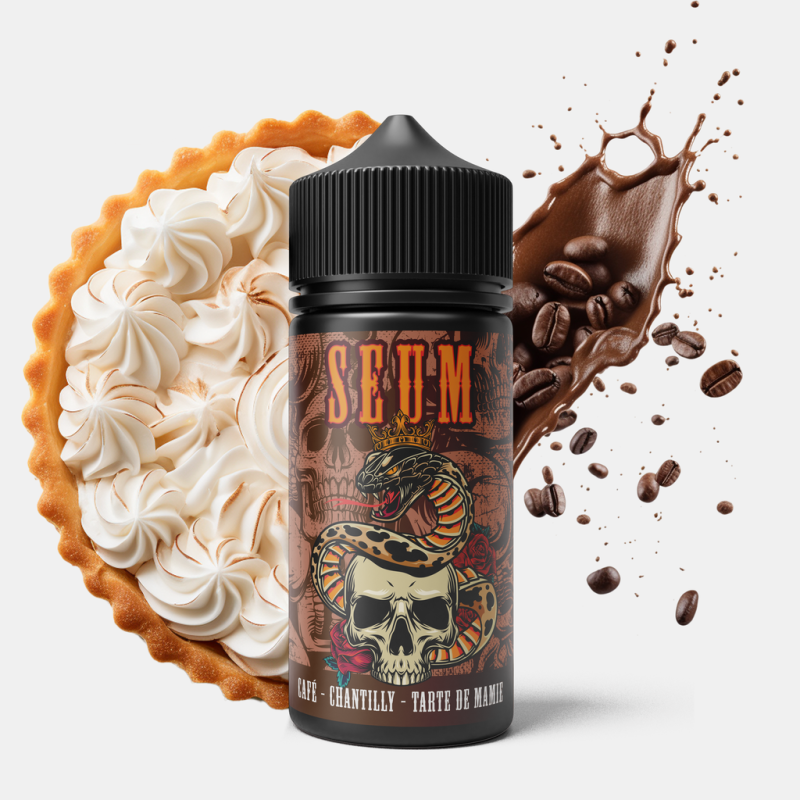 Café Chantilly Tarte de Mamie - Seum 100ml | E-liquide gourmand