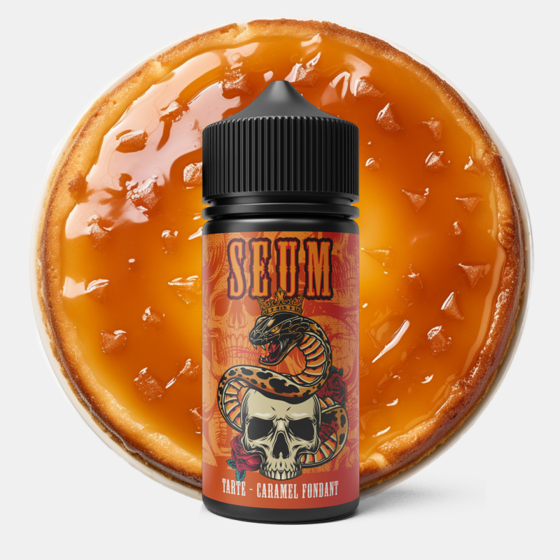 Tarte Caramel Fondant 100ml - E-liquide haut de gamme
