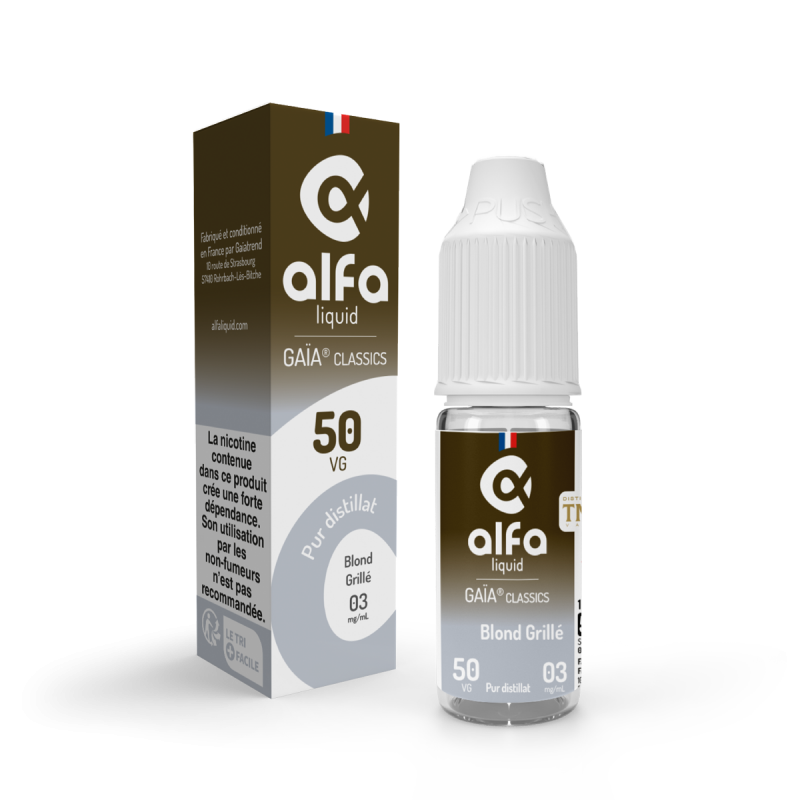 Classic Blond grillé - PUR DISTILLAT 10ml | Vapotage Authentique