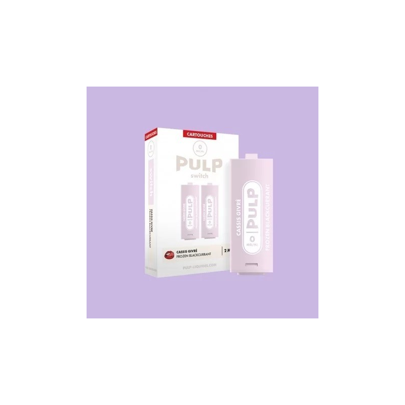 Cartouche Cassis Givré - Le Pod Switch PULP | Vaping de Qualité