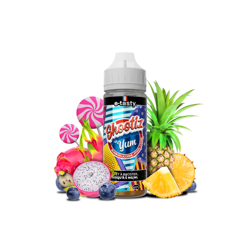 YUM- Shootiz 170ml - E-liquide sans nicotine haut de gamme