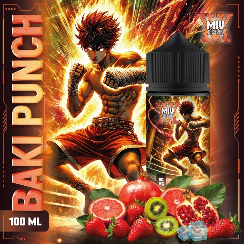 Baki Punch - Miv Distrib 100ml | E-liquide haut de gamme sans nicotine