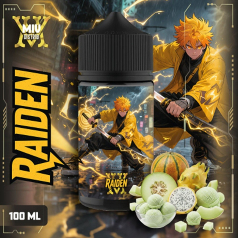 Raiden - Miv Distrib - E-liquide 100ml - Vapotez avec style