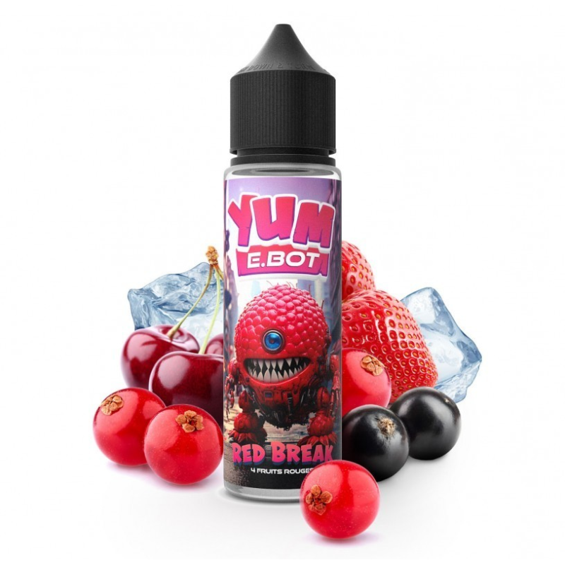 Red Break - Yum E.Bot 50ml | E-liquide haut de gamme sans nicotine