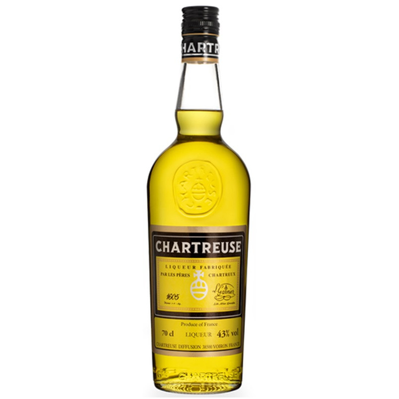Chartreuse jaune 70 cl 43° - Liqueur haut de gamme