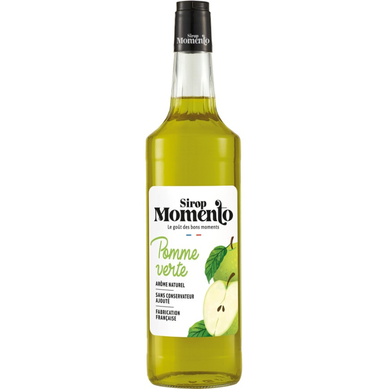 Sirop de pomme verte Momento 100 cl - Boisson rafraîchissante