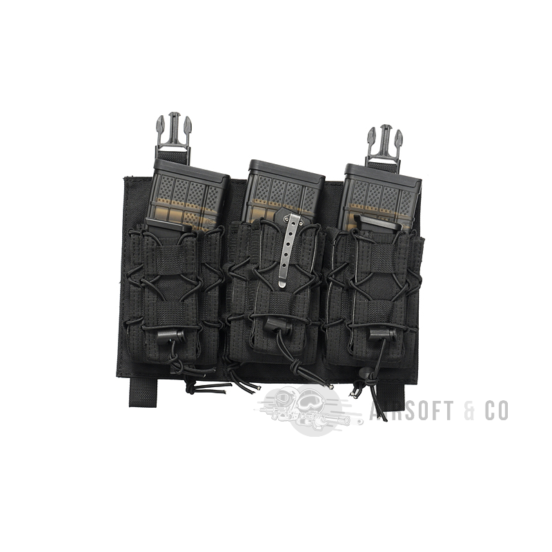 Porte-chargeurs Molle M4 / PA (3 emplacements) - BUAPCC | Équipement Sportif