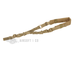 Sangle 1 point rembourrée Coyote Brown - Équipement Sportif Premium