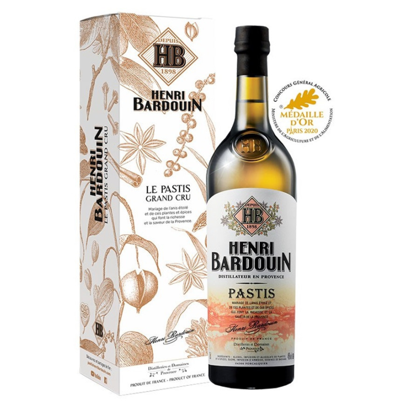 HENRI BARDOUIN PASTIS PROVENCE 70 CL 45° - Pastis de qualité