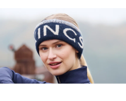 Bandeau Kingsland Alison bleu - Accessoire Hiver pour Cavalier