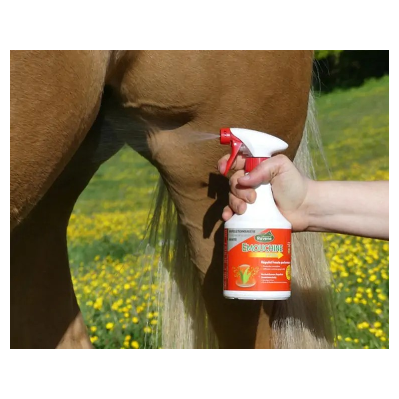 Emouchine Total 500ml - Répulsif haute performance pour chevaux