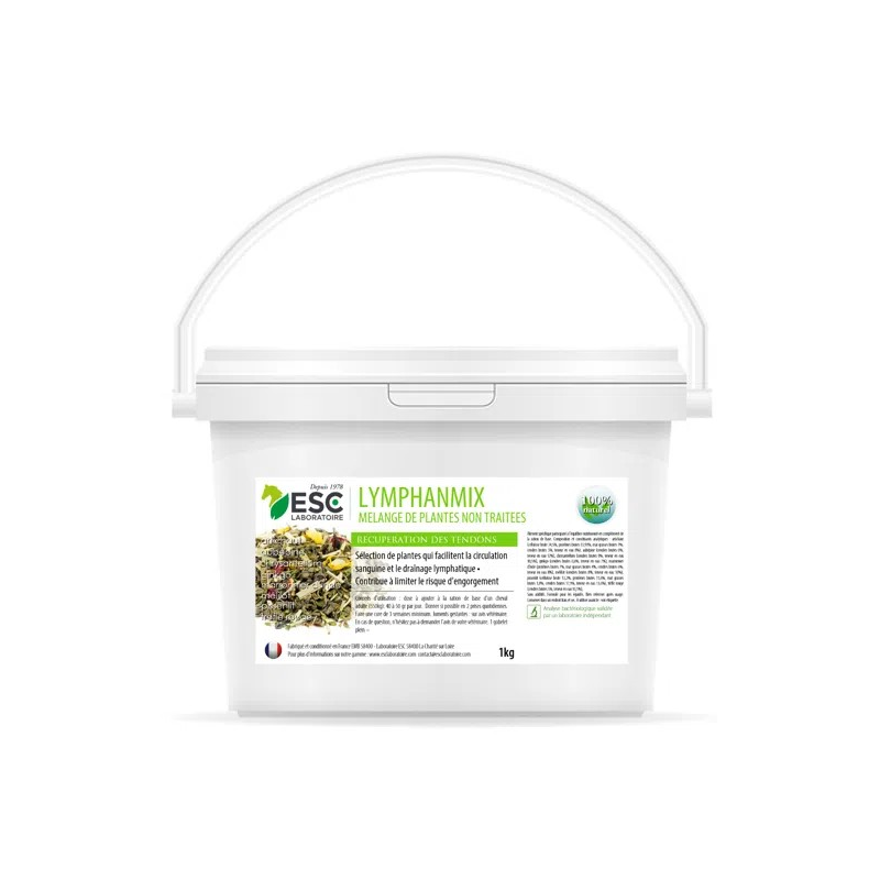 Lymphanmix ESC 1 kg - Complément pour la circulation lymphatique des chevaux