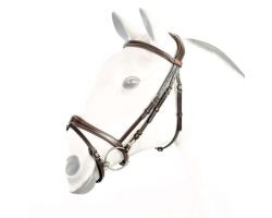 Bridon Flash Equipe - Confort et Élégance Italienne pour Chevaux