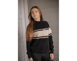 Pull Penelope Noris - Élégance et confort en maille bicolore