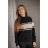 Pull Penelope Noris - Élégance et confort en maille bicolore