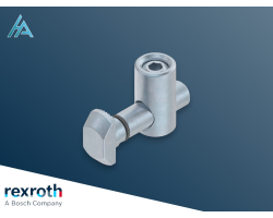 Jonction rapide 0° R8 Bosch Rexroth en acier galvanisé