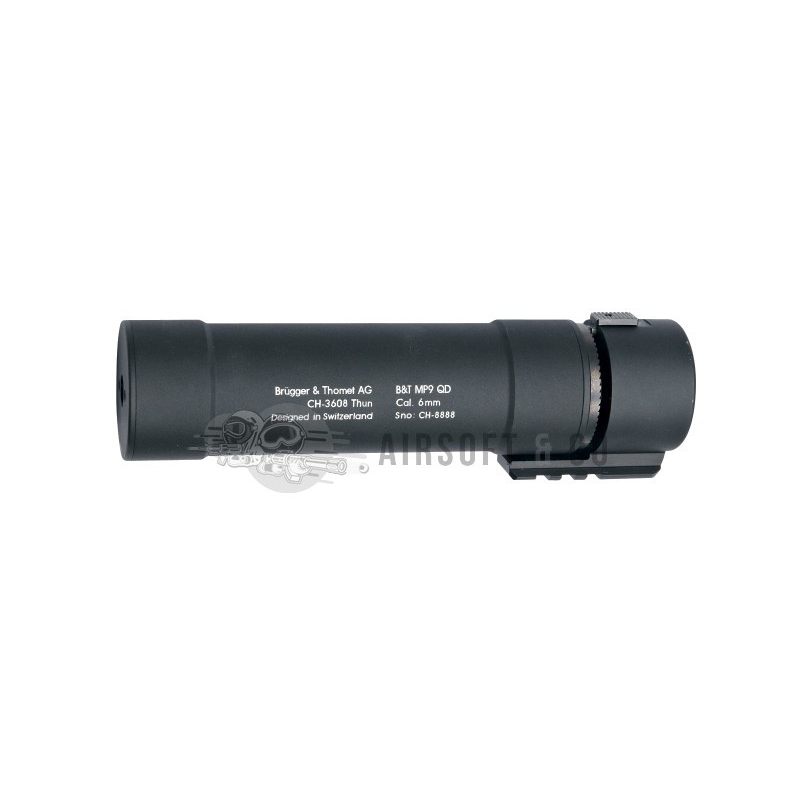 B&T Barrel Extension Tube pour MP9 GBB - Silencieux haut de gamme