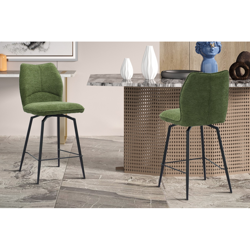 Chaise de comptoir 'Lara' en tissu Ote Sea - Confort et Élégance
