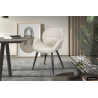 Chaise 'Maxim' Tissu Beige - Élégance et Confort
