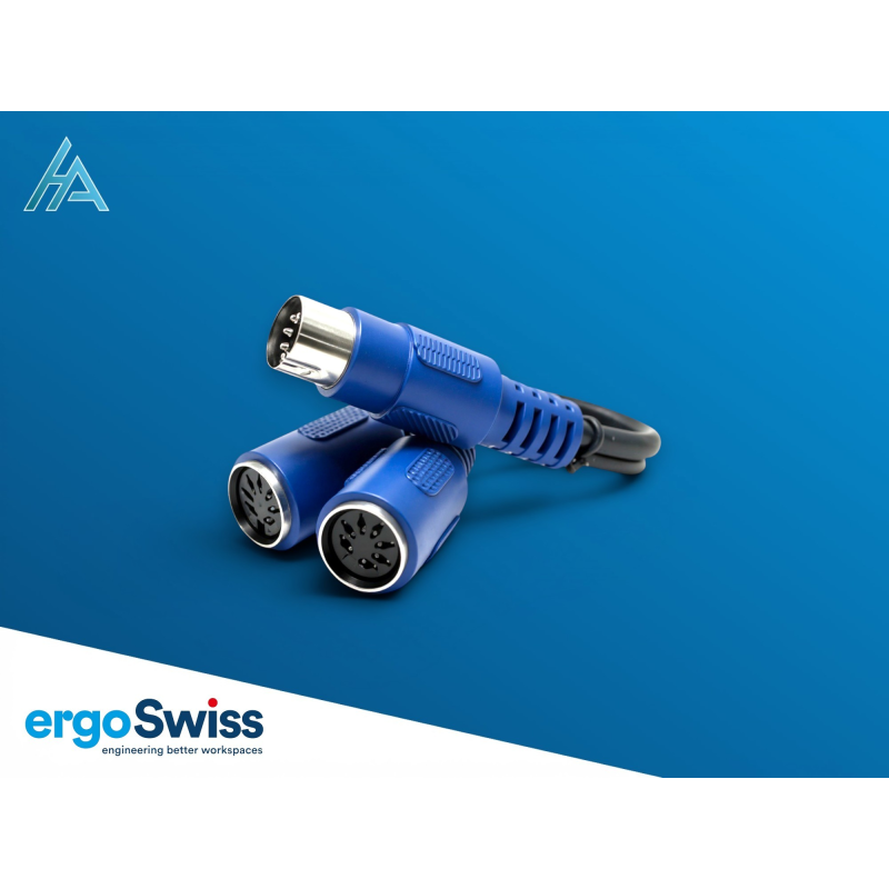 Câble Split deux télécommandes Ergoswiss 124.00070 | Meubles