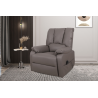 Fauteuil releveur électrique Osaka PU taupe - Confort et élégance