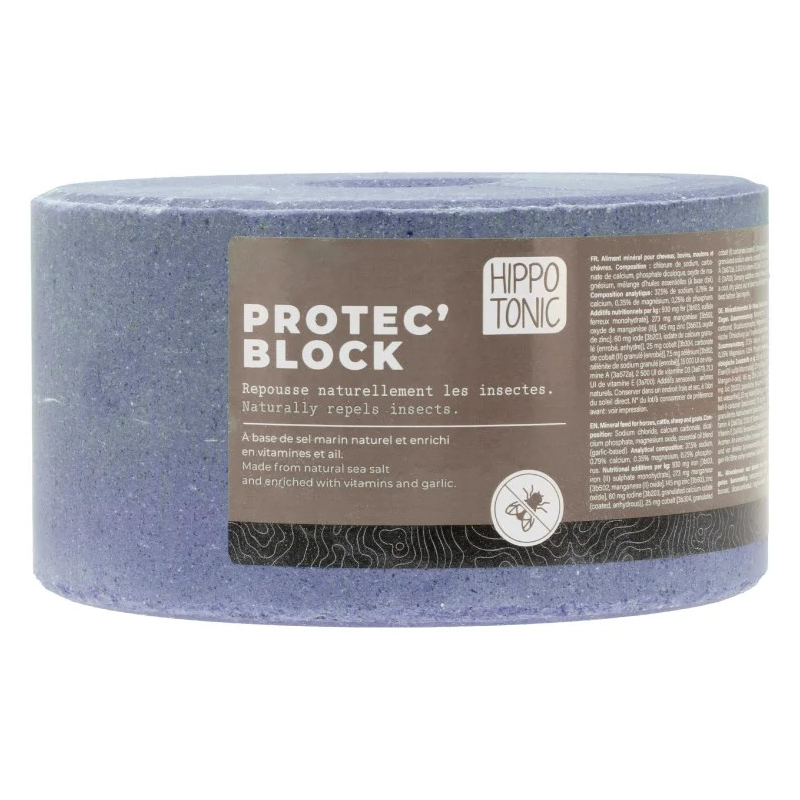 Pierre à sel EK-Protec'Block 3 kg - Minéraux et Protection Insectes