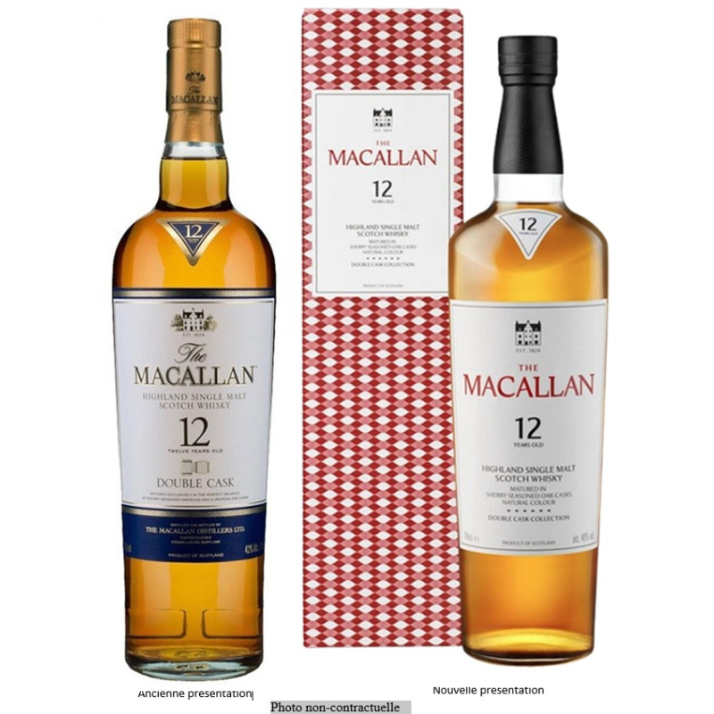 MACALLAN 12 ANS DOUBLE CASK SPEYSIDE  70 CL  40°